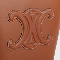 SMALL BUCKET CUIR TRIOMPHE IN Smooth Calfskin - TAN - CUIR TRIOMPHE - 1 | CELINE