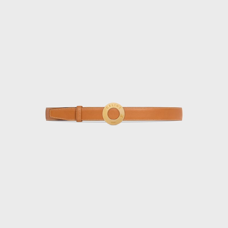 Reversible Strap 25MM IN TAURILLON AND NATURAL CALFSKIN -  -  - 1 | CELINE