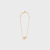 Maillon Triomphe Bracelet in Yellow Gold and Diamonds - Yellow Gold & White -  - 3 | CELINE