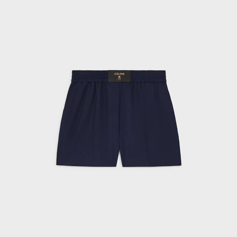 shorts IN wool twill - INK -  - 1 | CELINE