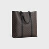 CABAS WITH BUCKLE in TRIOMPHE CANVAS AND CALFSKIN - BLACK - CABAS - 2 | CELINE