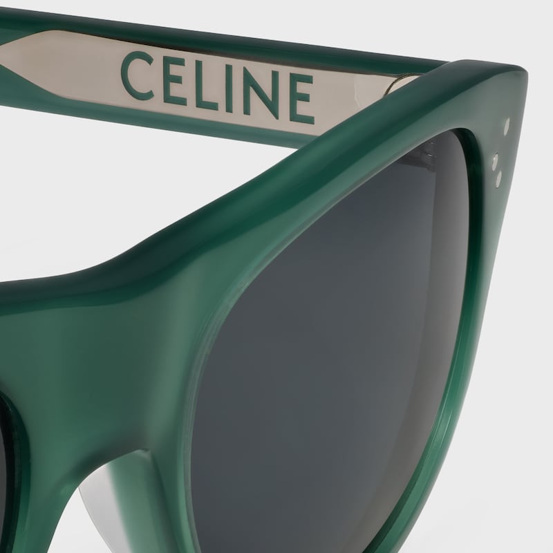 Black Frame 65 sunglasses in Acetate - MILKY GREEN -  - 1 | CELINE
