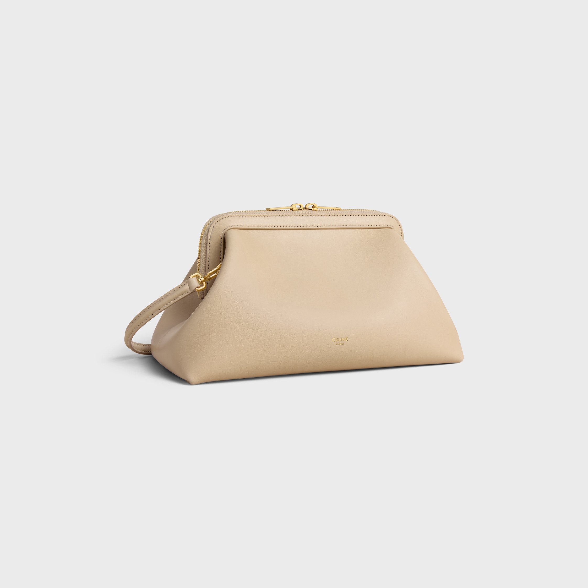SMALL DOCTOR POUCH IN SUPPLE NATURAL CALFSKIN - DEEP IVORY | CELINE