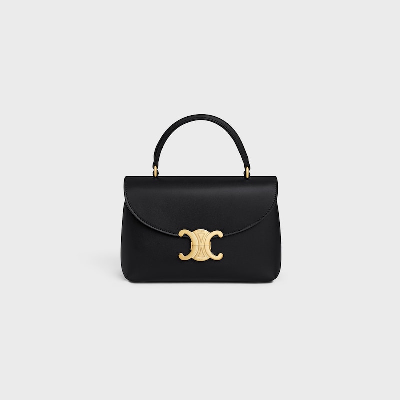 TEEN NINO BAG IN SMOOTH SATINATED CALFSKIN - BLACK - NINO - 1 | CELINE