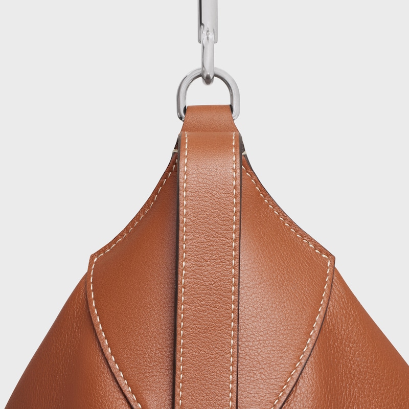 Large Romy IN SUPPLE GRAINED CALFSKIN - TAN - DRAWING SERIES - 1 | CELINE