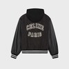 loose celine teddy jacket in charcoal wash denim - CHARCOAL WASH -  - 2 | CELINE
