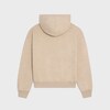 zipped blason hoodie IN cashmere cotton - BEIGE / CREAM -  - 2 | CELINE