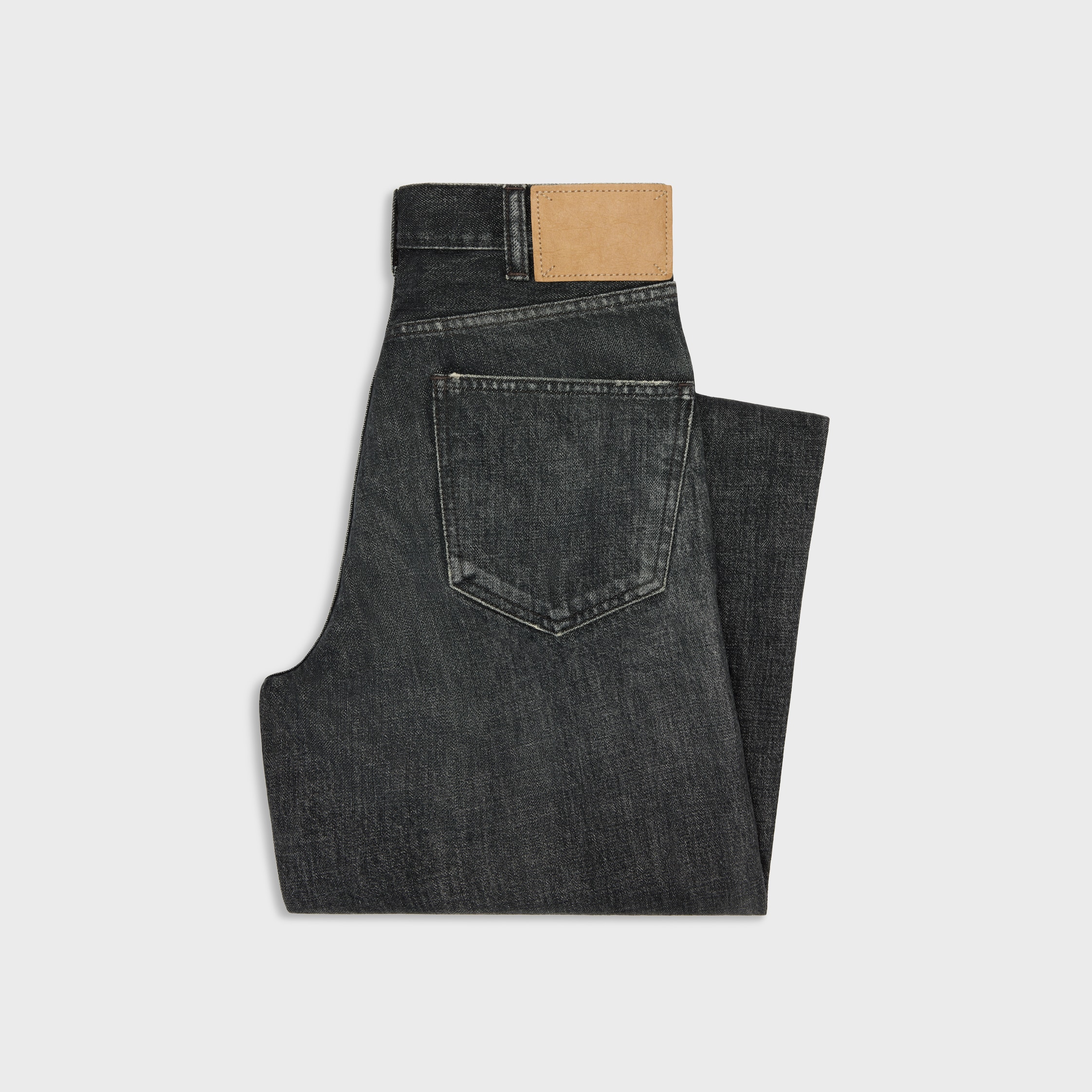 KITTY JEANS IN BLACK ICE RINSE WASH DENIM - BLACK ICE RINSE