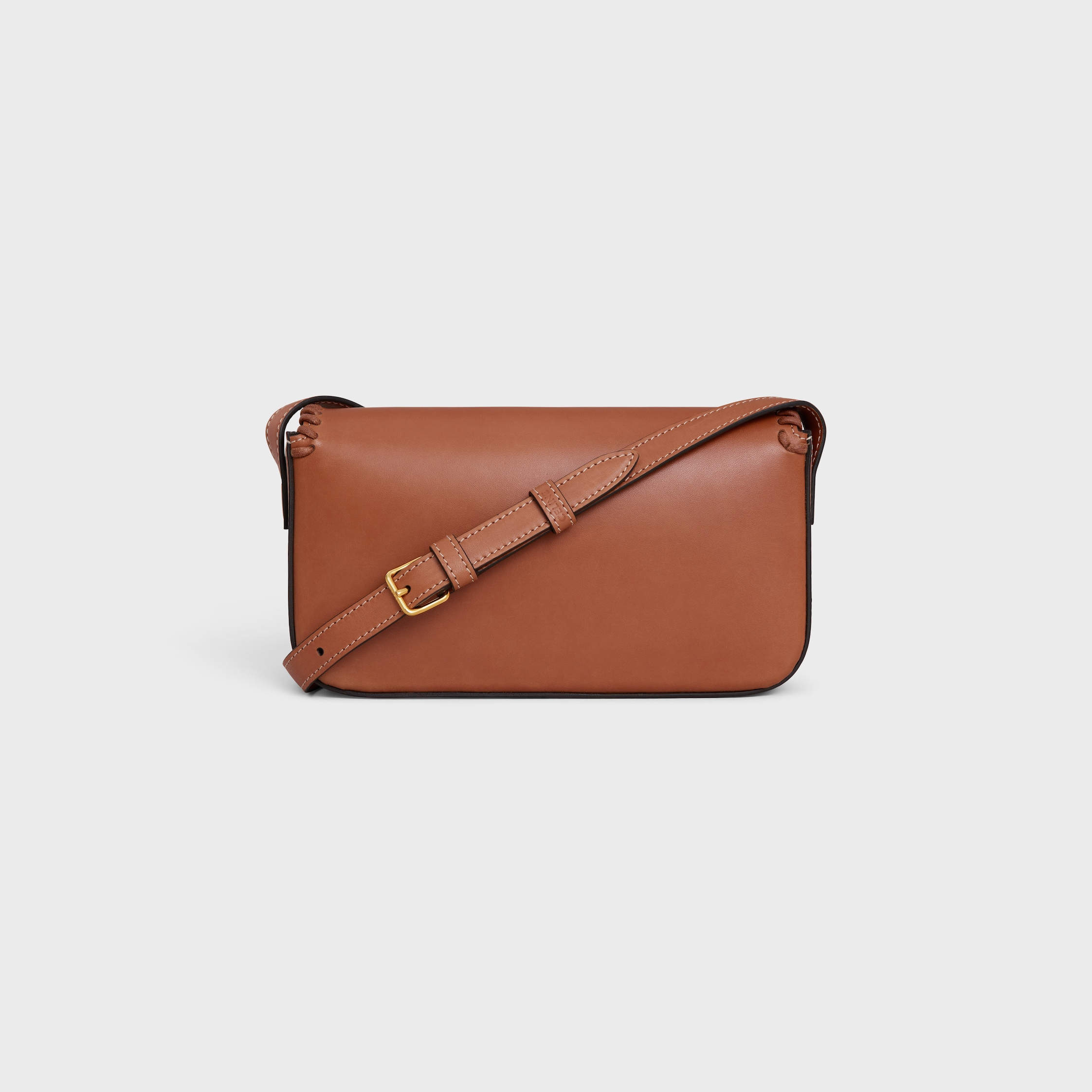 CELINE ショルダーバッグ クロード_Braided Natural Calfskin SHOULDER BAG CLAUDE in BRAIDED NATURAL CALFSKIN - TAN | CELINE