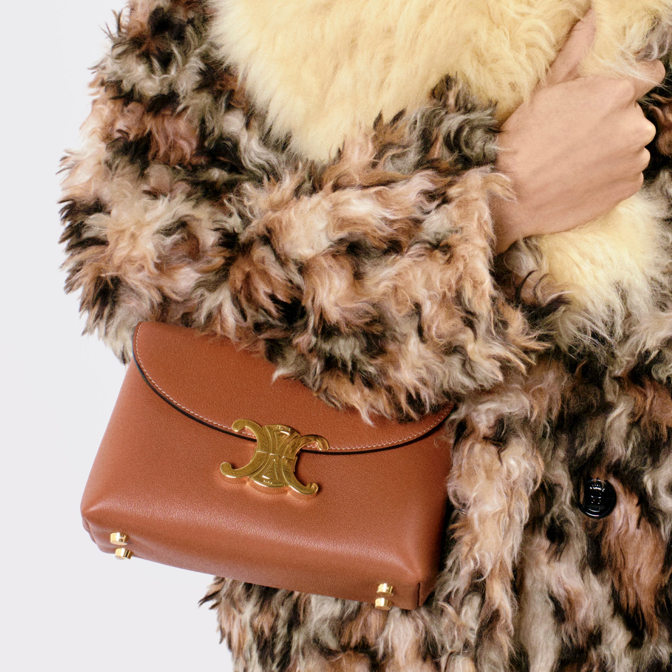 TEEN NINO BAG IN SUPPLE GRAINED CALFSKIN - TAN | CELINE