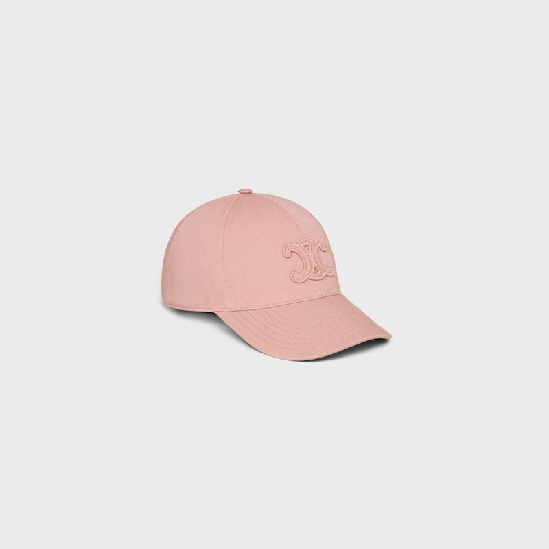 triomphe baseball cap IN cotton gabardine - QUARTZ -  - 1 | CELINE
