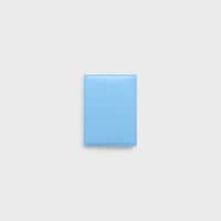 PASSPORT COVER TAKEAWAY IN SMOOTH LAMBSKIN - SKY BLUE / RED - GIFTS FOR HIM - 2 | CELINE