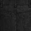 françoise jeans in soft lambskin - BLACK -  - 3 | CELINE