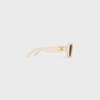 Triomphe 04 Sunglasses in Acetate - IVORY -  - 4 | CELINE
