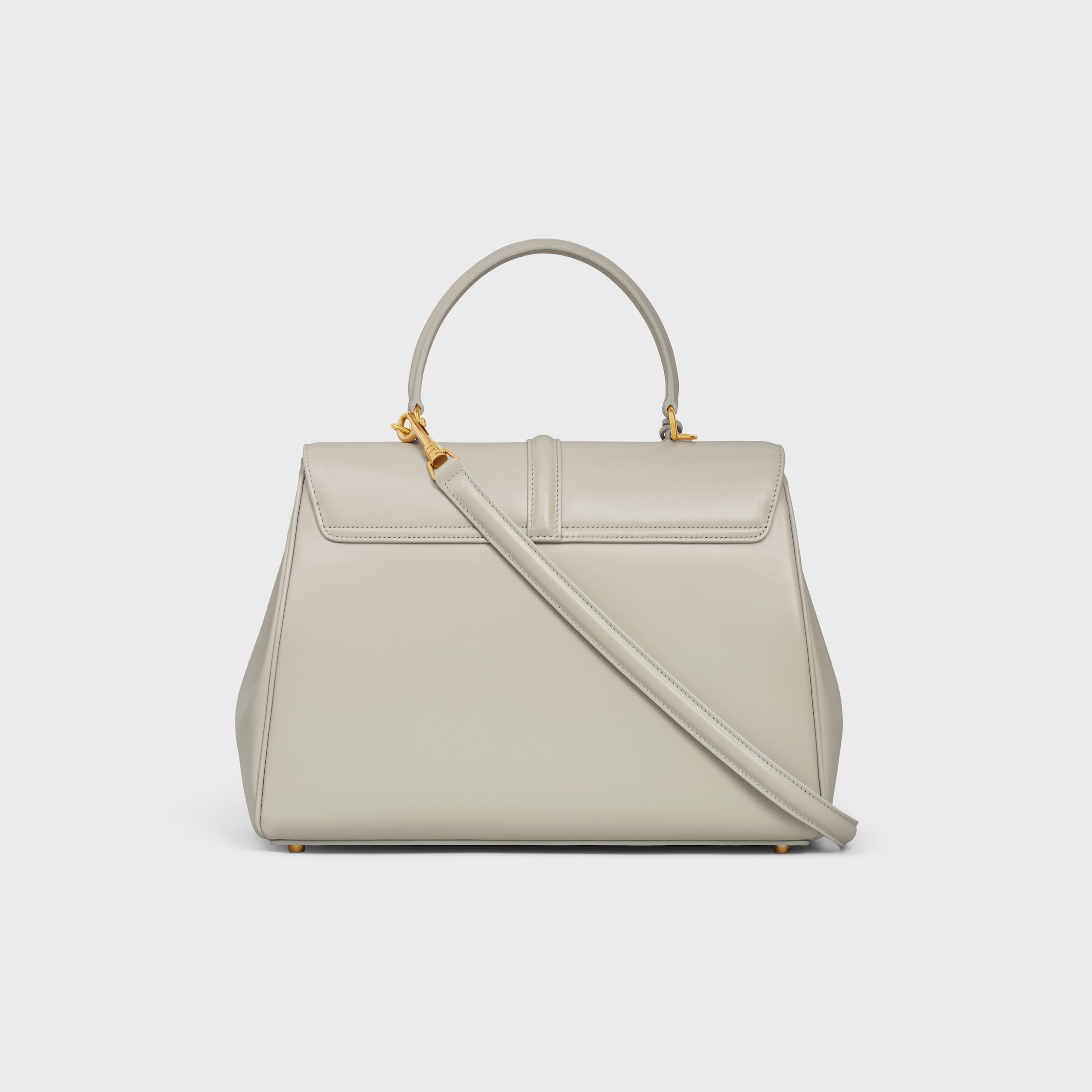 【日本入手困難】CLASSIQUE 16 BAG IN SATINATED CALFSKIN Celine Classique 16 Bag in satinated calfskin Black - Dark