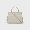 Borsa 16 Classique in pelle di vitello satinata - Grigio pietra chiaro - 16 - 3 | CELINE