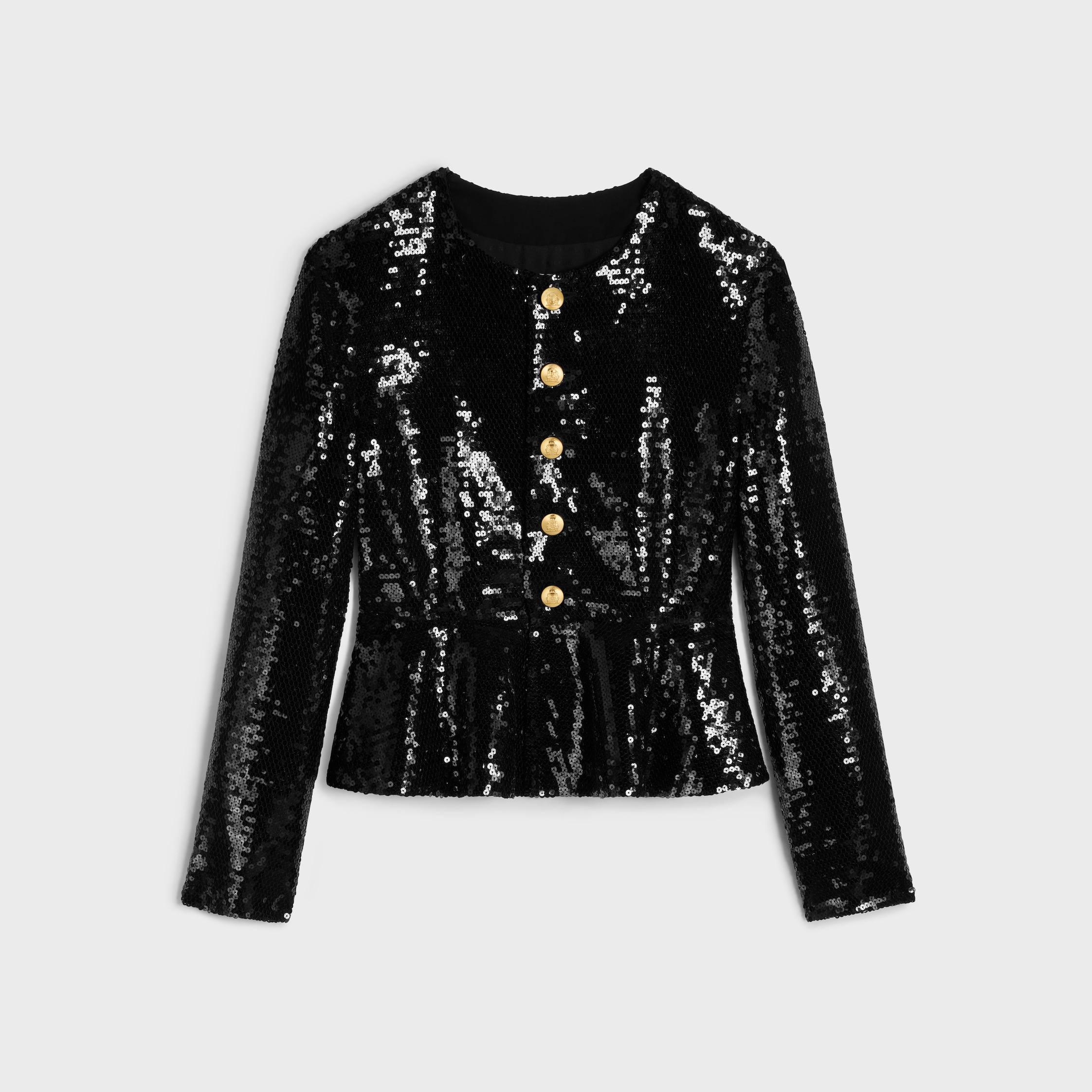 TAFFETA EMBELLISHED TRIMジャケット ALIX PEARL EMBELLISHED DENIM JACKET – AKIRA