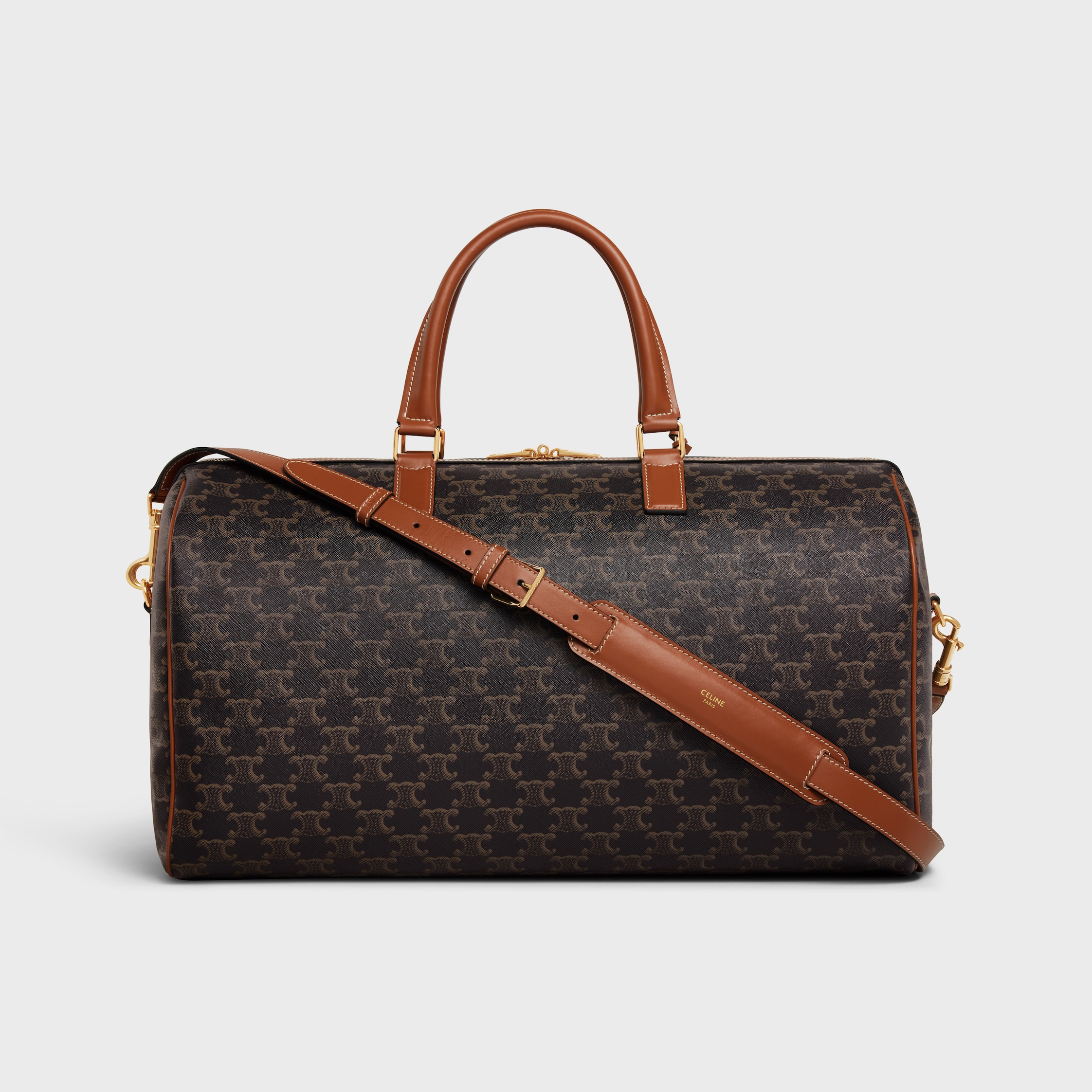 CELINE お洒落な ◆ ミディアム トラベルバッグ / サンセット CELINE Triomphe Canvas サンセット トラベルバッグ 関税送料込