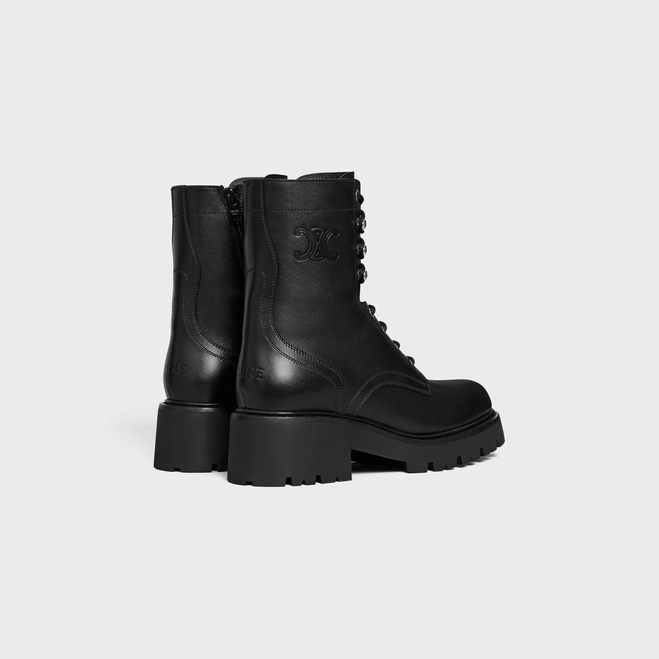 CELINE トリオンフレンジャー ミッドレースアップブーツ