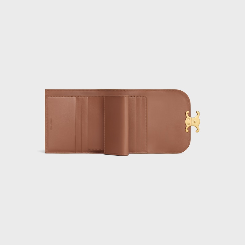 TRIOMPHE小号翻盖钱包 - 青铜色 - 錢包 - 1 | CELINE
