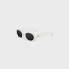 Lunettes de soleil Triomphe 01 en Acétate - BLANC -  - 3 | CELINE