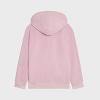 宽松拉链连帽衫 - 玫瑰色/奶白色 -  - 2 | CELINE