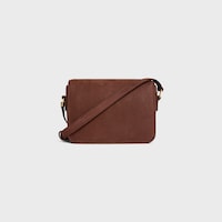 TEEN TRIOMPHE BAG IN Grained Nubuck Calfskin - CHESTNUT - TRIOMPHE - 2 | CELINE