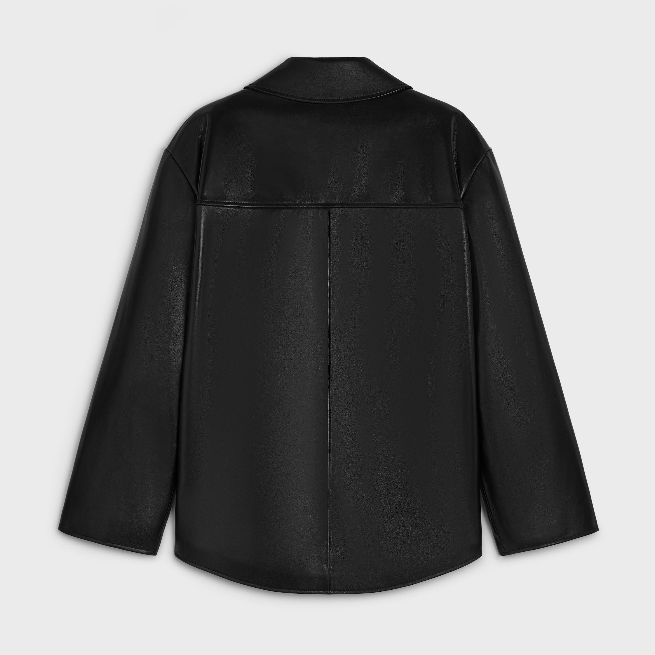OVERSHIRT IN LAMBSKIN - BLACK | CELINE