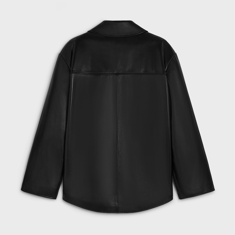 overshirt IN lambskin - BLACK -  - 1 | CELINE