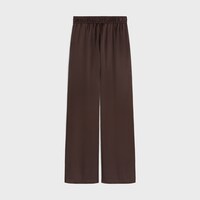 pyjama trousers IN SATIN SOIE - CHOCOLAT -  - 2 | CELINE