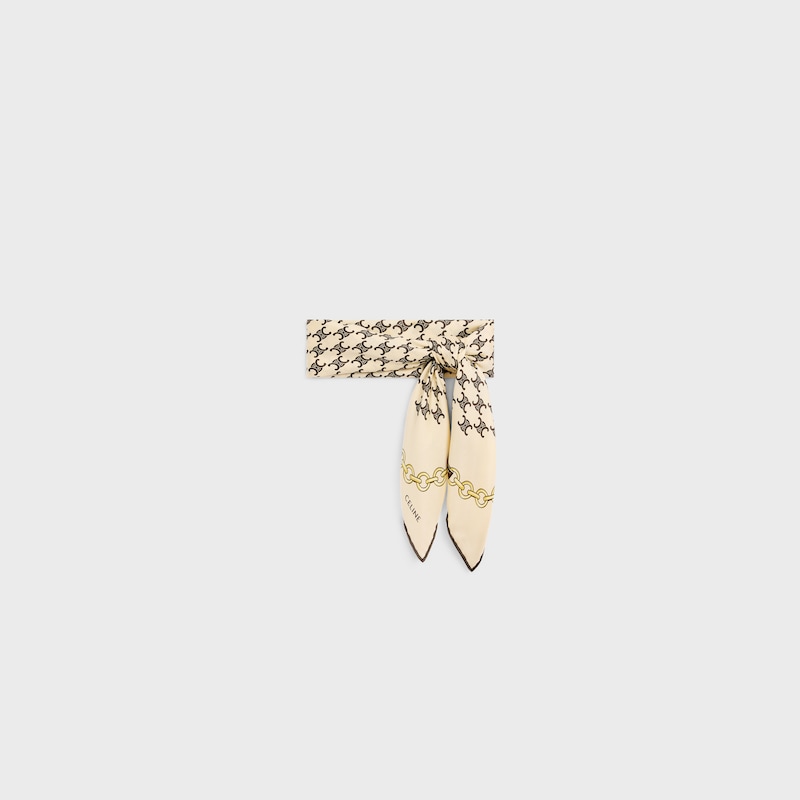 bandana IN heritage silk twill - VANILLA -  - 1 | CELINE