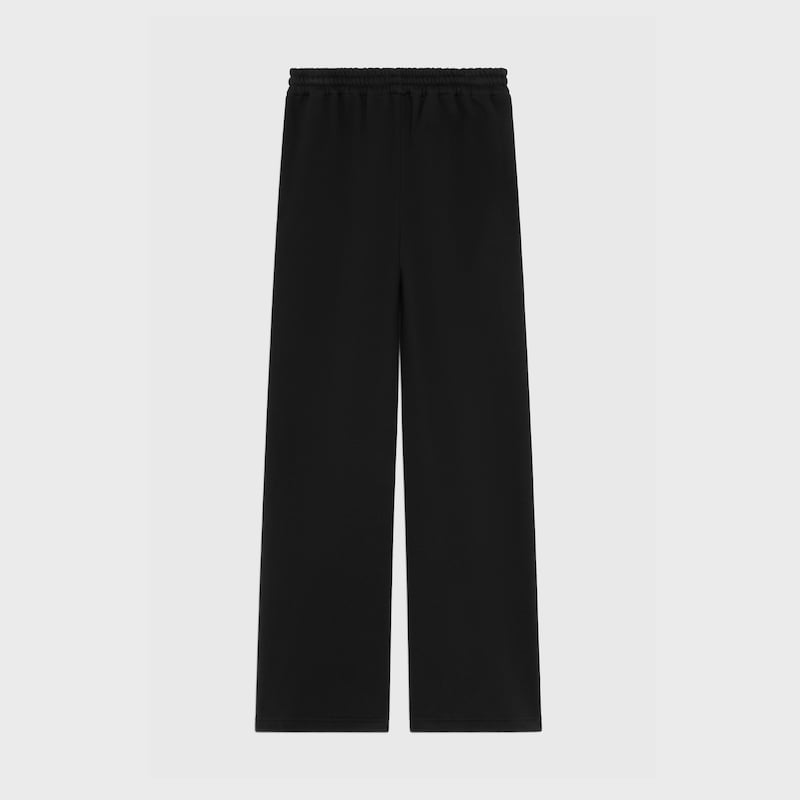 jogging triomphe molleton cachemire - NOIR / BLANC -  - 1 | CELINE
