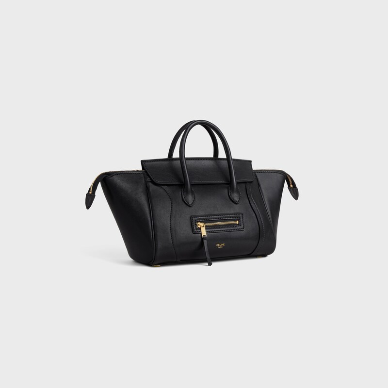 LITTLE LUGGAGE IN SUPPLE SHINY LAMBSKIN - BLACK - CELINE Popular Items Selection - 1 | CELINE