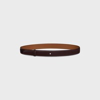 Reversible Strap 25MM IN TAURILLON - EBONY / BRONZE -  - 1 | CELINE