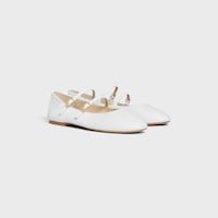 LES BALLERINES CELINE DOUBLE STRAP IN LAMBSKIN - ARCTIC WHITE -  - 2 | CELINE