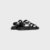 CELINE MAUD SANDAL WITH TRIOMPHE IN CALFSKIN - BLACK -  - 3 | CELINE