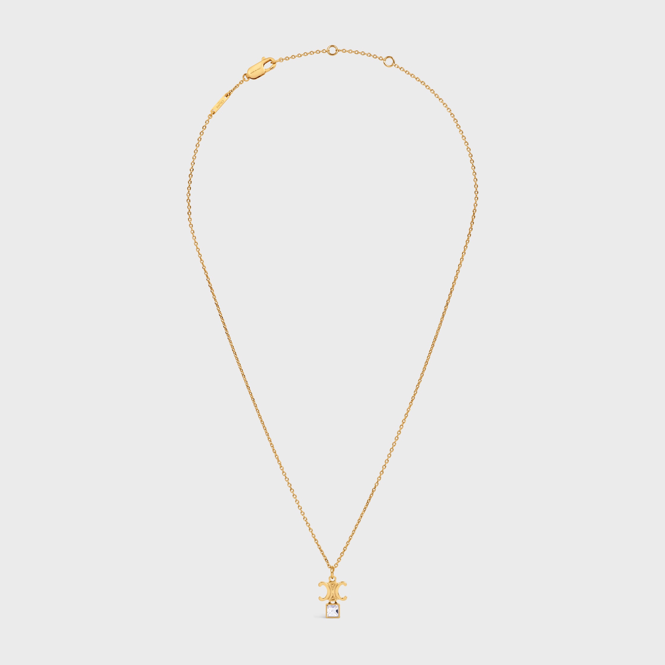 トリオンフ トゥインクル ネックレス / ストラス＆ゴールド