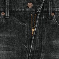 flared surf jeans in black ice rinse denim - BLACK ICE RINSE -  - 1 | CELINE