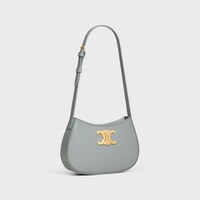 MEDIUM TILLY BAG in Shiny Calfskin - PEARL BLUE - SHOULDER BAGS - 2 | CELINE