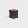 Small Box in Triomphe Canvas and Calfskin - TAN - HOME - 3 | CELINE