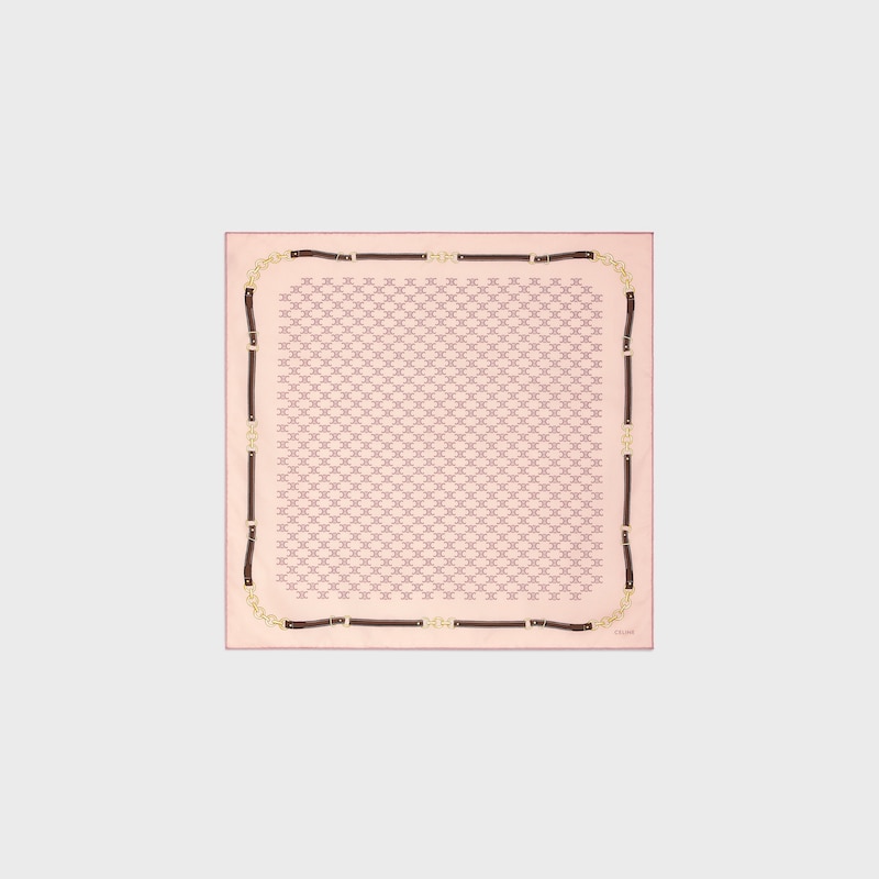 HERITAGE斜纹围巾 - 婴儿粉 -  - 1 | CELINE