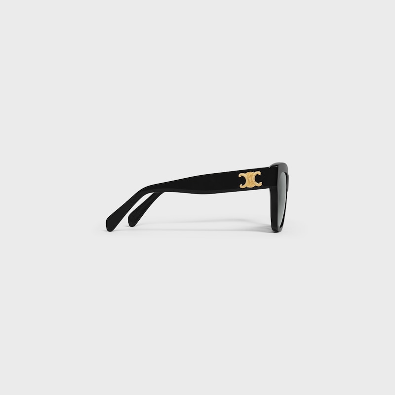 Triomphe 09 Sunglasses in Acetate - BLACK -  - 1 | CELINE