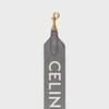 Langer Riemen aus Wolle mit Celine Jacquard - Grau / Weiß - ANHÄNGER UND ACCESSOIRES - 4 | CELINE