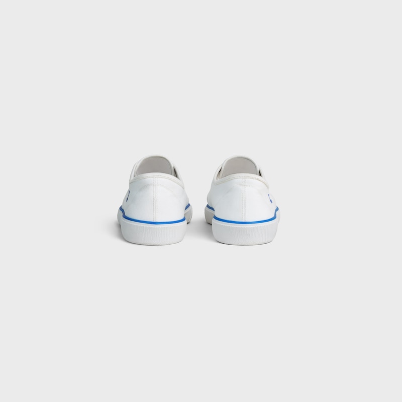 SNEAKER ALAN IN TELA E PELLE DI VITELLO SCAMOSCIATA - BIANCO -  - 1 | CELINE
