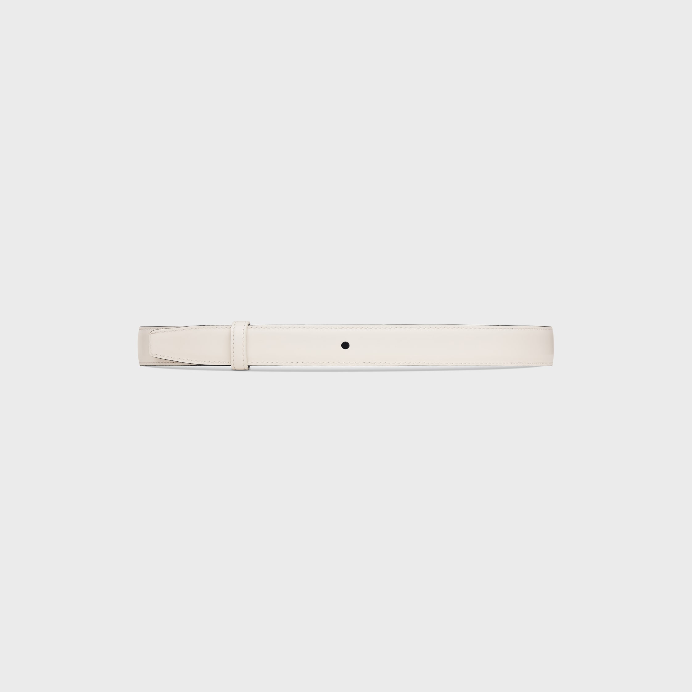 Reversible Strap 25MM IN TAURILLON - BLACK / RICE | CELINE