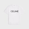 CELINE 루즈 티셔츠 - 코튼 저지 - 에크루 / 블랙 -  - 1 | CELINE