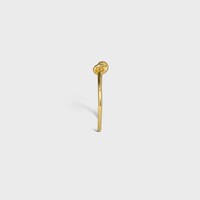 Knot extra-thin bracelet in brass with gold finish - Gold -  - 1 | CELINE