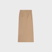 montauk cropped trousers IN COTTON AND WOOL GABARDINE - BEIGE -  - 2 | CELINE