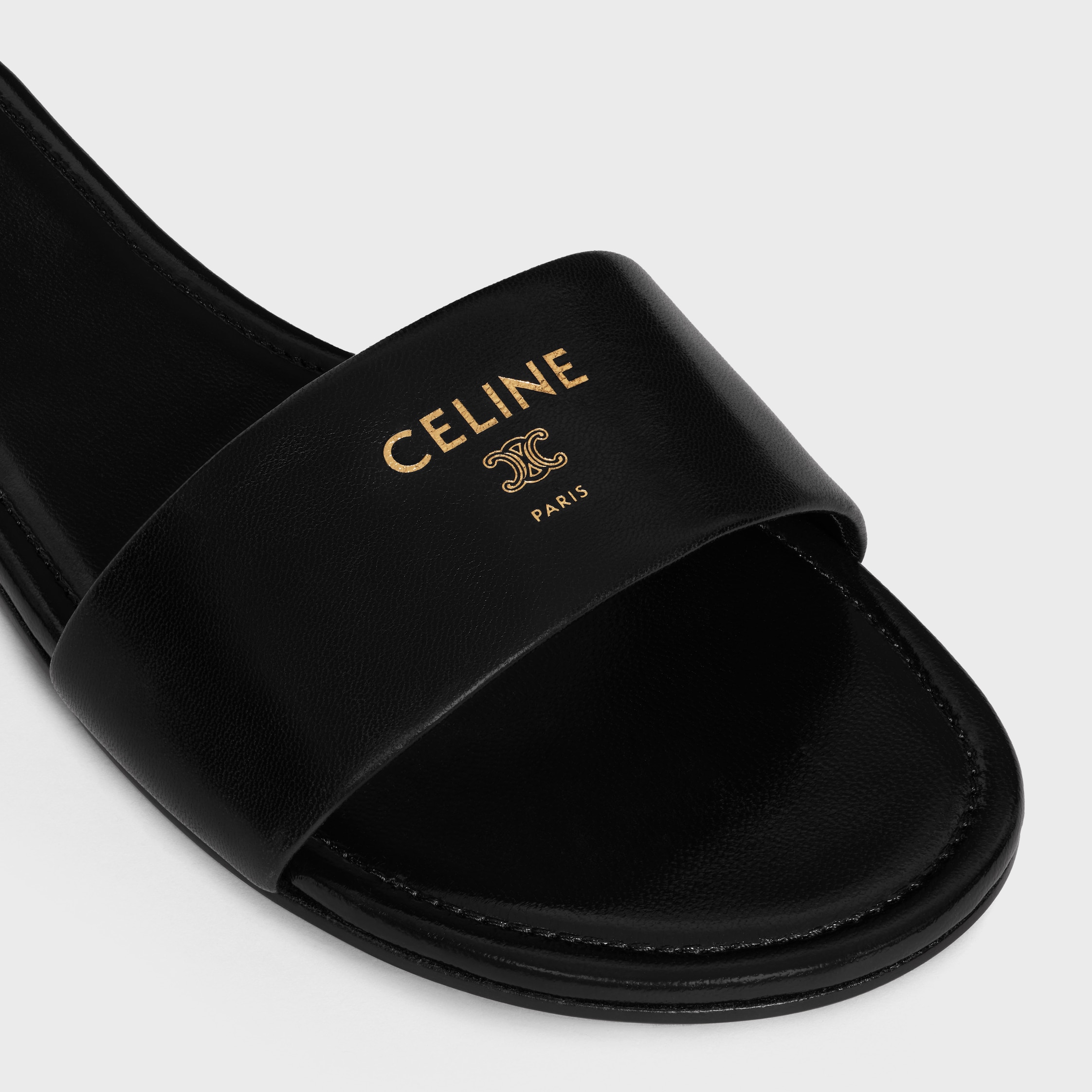 COAST MULE IN LAMBSKIN - BLACK | CELINE