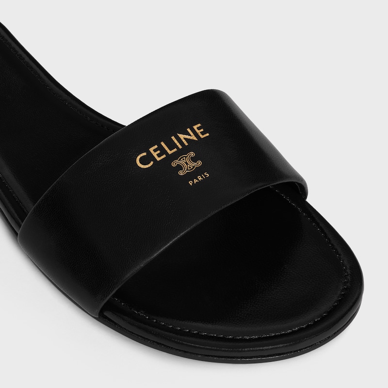 COAST MULE IN LAMBSKIN - BLACK -  - 1 | CELINE